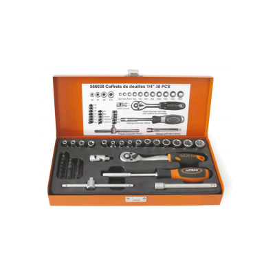 COFFRET DE DOUILLE 8/13 38PCS ACEM ACEM - 1